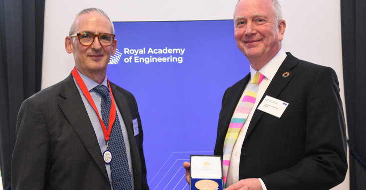 240917 RAE 115 Academy President Dr John Lazar (L) Presents The Whittle Medal To Tristram Carfrae Credit ROB LACEY