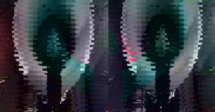 Female Aerospace Engineer Maintains Aricraft