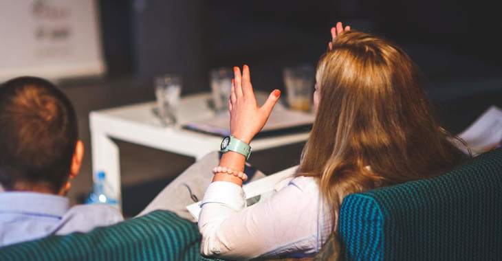 Hands People Woman Meeting