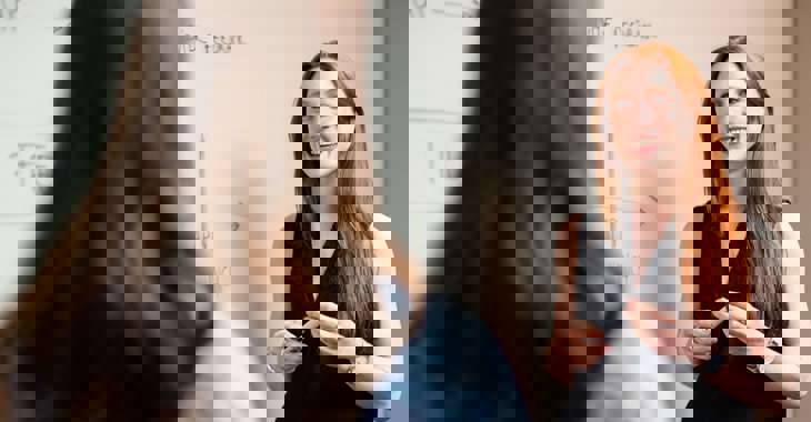 Female software engineer in meeting with colleague