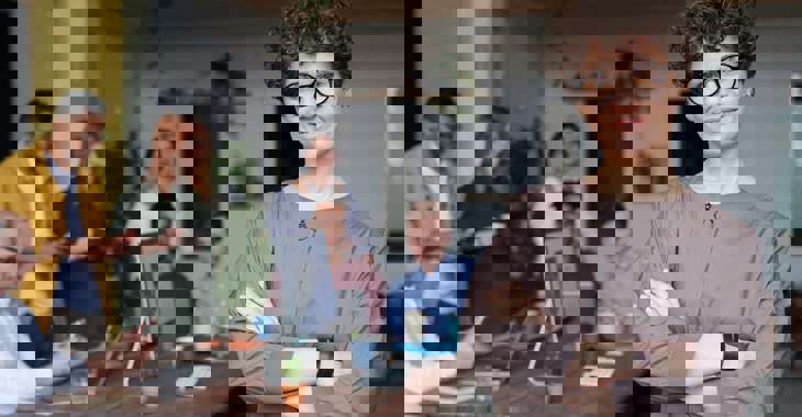 Woman At Business Meeting